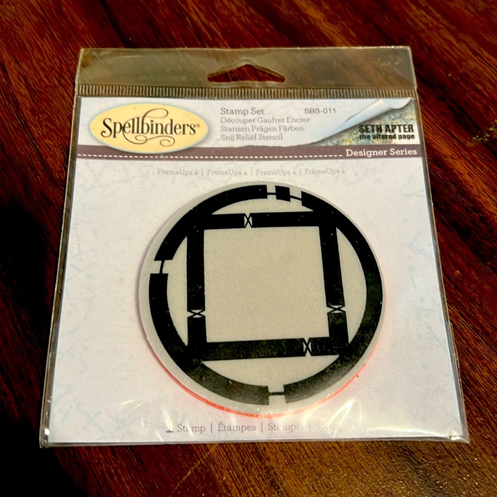 Spellbinders Designer Series SBS-011 Frame UPS 4 Stamp Seth Apter